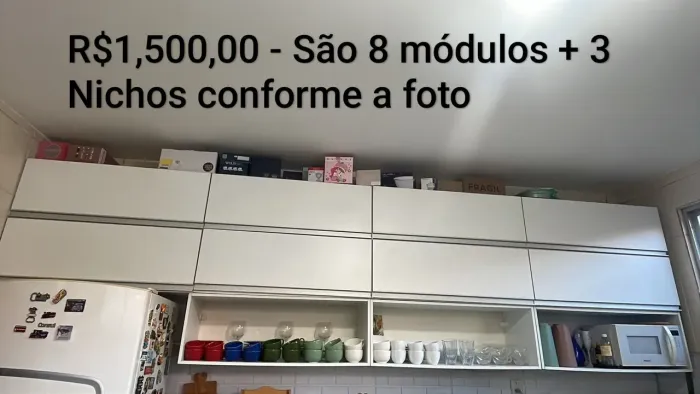 Armário de Cozinha Planejado 100% MDF