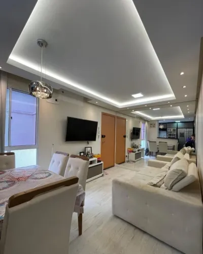 Apartamento 100% mobiliado para solteiro (a)  ou casal sem filhos.