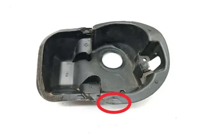 Protetor Portinhola Honda Civic Lxr 2014 (detalhe) Preto 2014