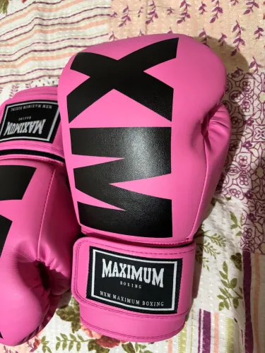 Luva Muay Thai Rosa 12oz