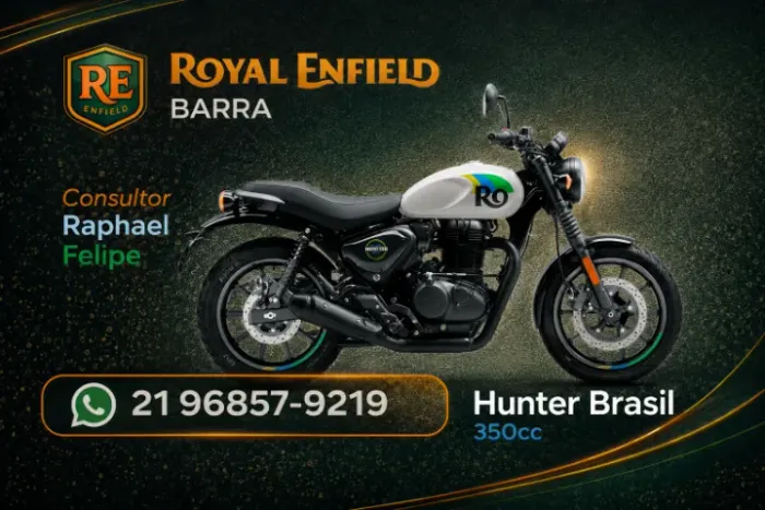 HUNTER 350CC 2027 !!!0KM!!! RAPHAEL FELIPE   2 1 9 6 8 5 7 9 2 1 9