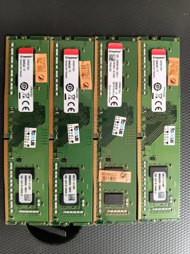 16 GB memória ram DD4 2400Mhz Kingston ddr4 pentes de 4Gb cada.