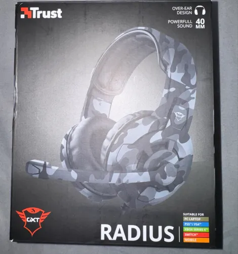 Vendo headset Trust GXT 411K