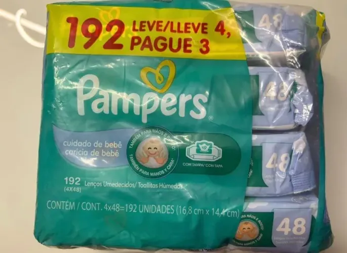 Lenço Umedecido Pampers (4 unidades)