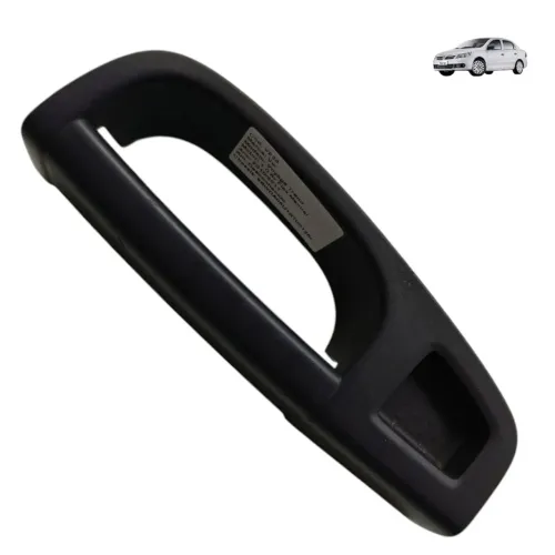 Puxador Interno Porta Traseira Esquerda Vw Voyage Gol G5 Preto Traseira