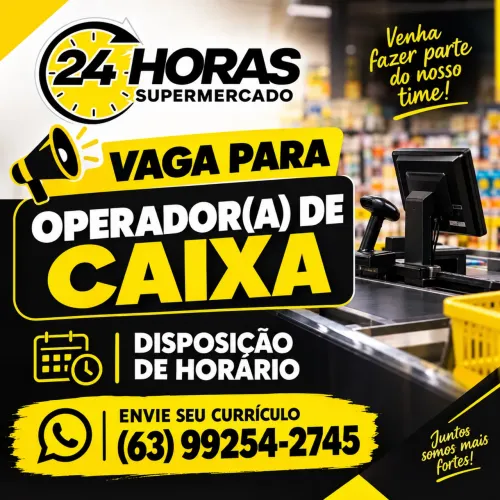 Vaga Operador de caixa