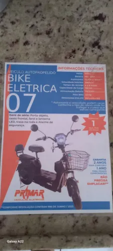 Vende-se moto eletrica