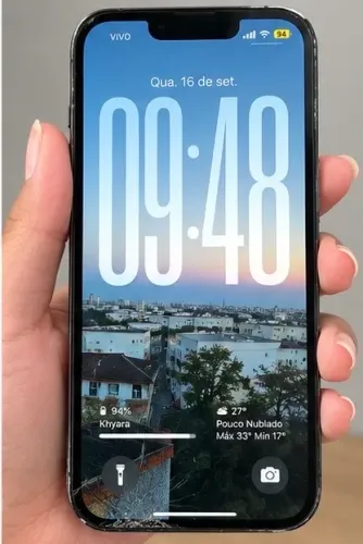 iPhone 13 Pro 256GB Preto - Detalhes na tela e bateria (Ótimo preço!)