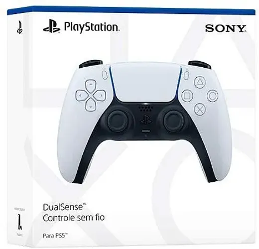 Controle PlayStation 5 Dual Sense branco
