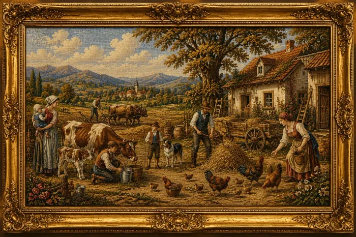 Lindos quadros de Tapeçaria
