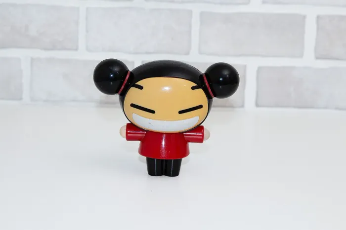 miniatura boneca pucca mc donald's - coleção 2008 - usado