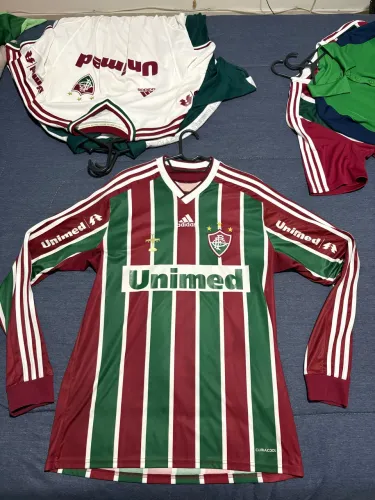 Camisa Fluminense Tricolor Manga Longa G 2009