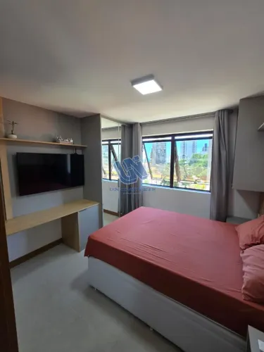 Lindo Apartamento Tpo Studio Decorado e Mobiliado no Zn Barra com 21,70m2 na Barra