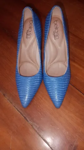 Scarping azul imitando pele de cobra (TAM 35)