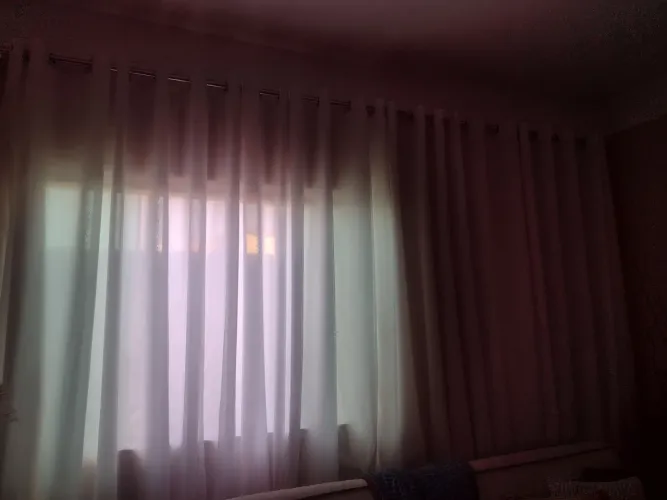 Cortina voal com forro preço de desapego 