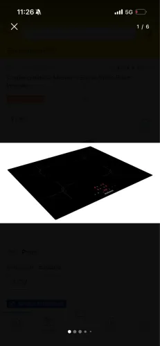 Fogão NOVO NA CAIXA FECHADO indução cooktop Itatiaia