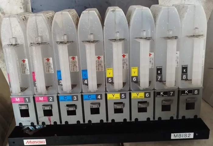 BULK INK ORIGINAL MIMAKI MBIS2 - 8 CANAIS - USADO NO ESTADO