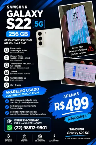 SAMSUNG GALAXY S22 5G - 256 GB
