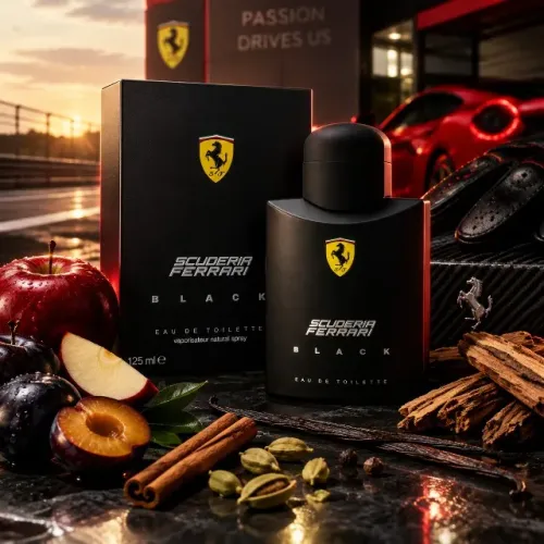 Perfume Ferrari Scuderia Black Eau de Toilette Masculino 125ML
