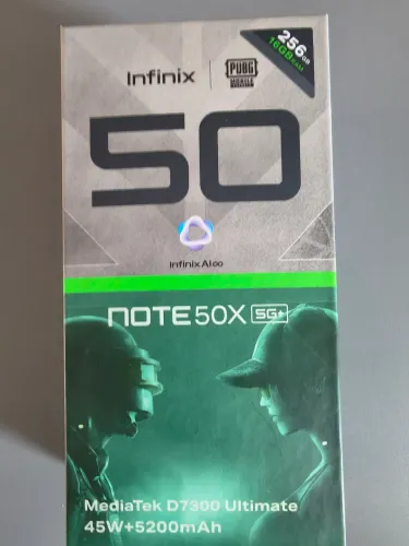 Smartphone INFINIX Note 50X - 256gb + 16 GB de RAM - Novo - Lacrado