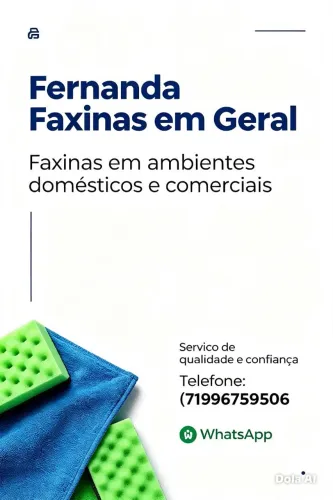 Serviço de limpeza
