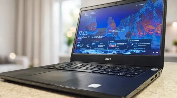 Notebook DELL Latitude i5 SSD NVMe - Bateria e teclado novos