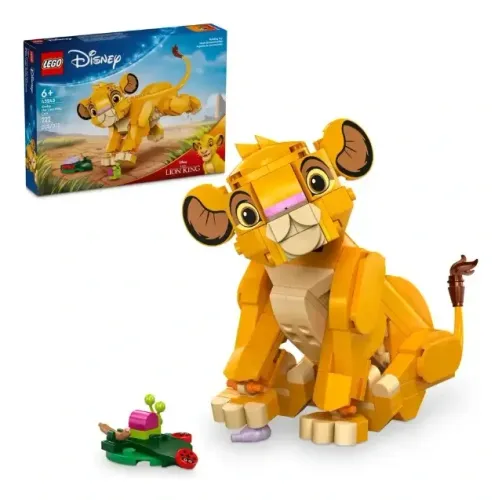 Lego 43243 Disney O Rei Leão Simba Filhote 222 Peças