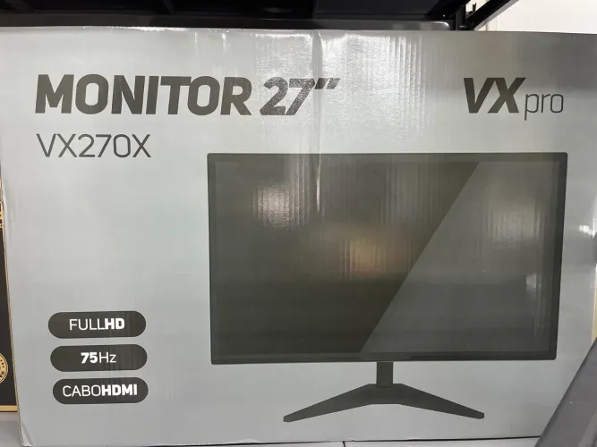 Monitor 27 pol novo na caixa, até 12x no cartão