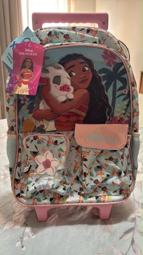 Kit mochila e estojo Moana