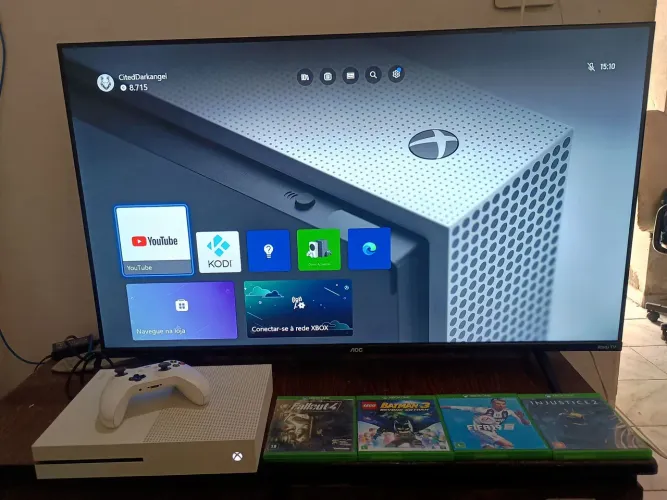 Xbox one s 1tb venda ou troca com torna leia o anúncio