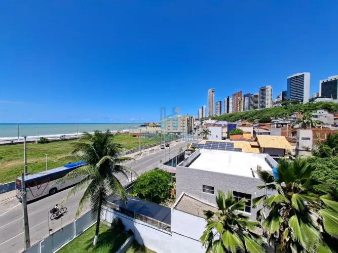 Apartamento com 1 dormitório à venda, vista mar, por R$ 170.000,00 - Praia do Meio - Natal