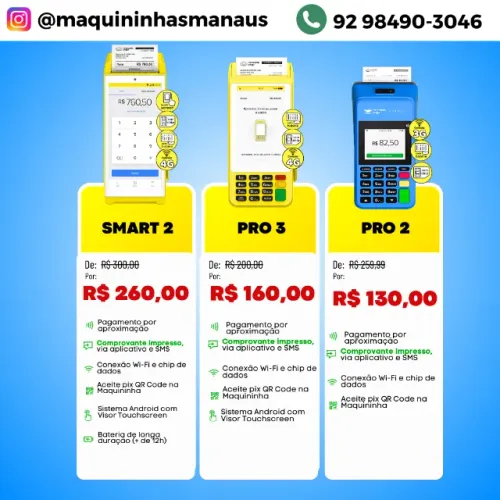 máquineta de cartões de crédito e débito 