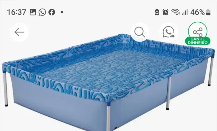 Piscina 2000 litros Retangular Marca Mor