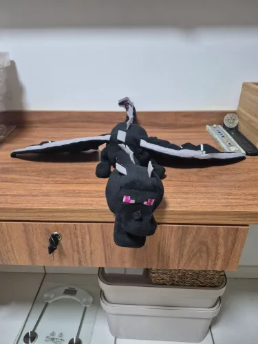 Pelucia Minecraft Ender Dragon Grande 60cm Original Mojang Articulavel