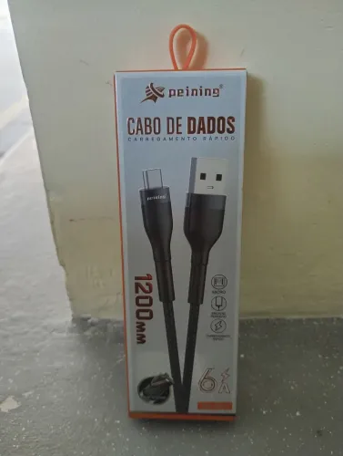 Cabo USB carregador de celular v8