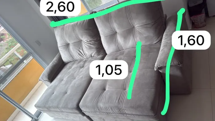 Vendo sofá 4 lugares