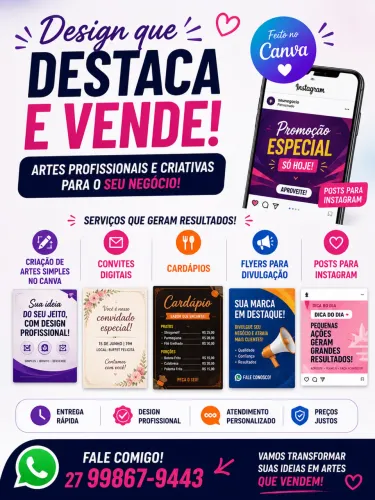 ARTES VISUAIS PARA DIVULGAÇÃO