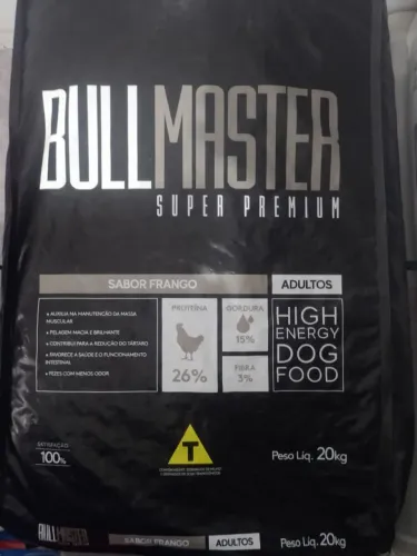 Saco com 20 kgs de Ração Super Prêmium para Cães