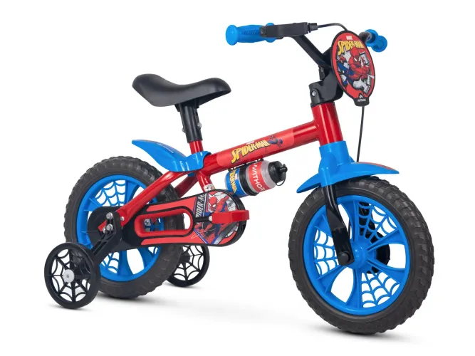 Bicicleta infantil 2-5 anos Nathor Homem-Aranha 