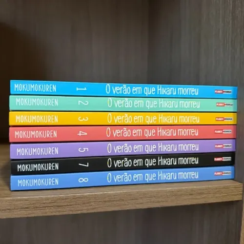 7 Mangás O Verão em que Hikaru Morreu (Volumes 1 a 5, 7 e 8) - Mokumokuren (Panini)