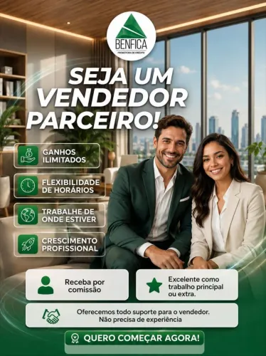  Trabalho Remoto - Comissão por Vendas (Sem Carteira Assinada)