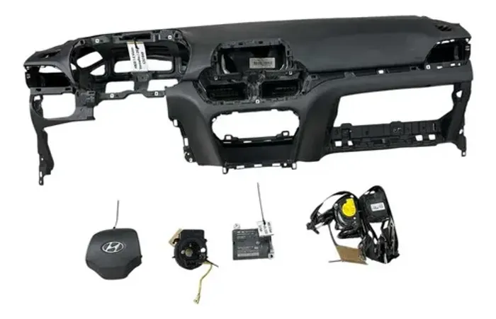 Kit Air Bag Hb20 Vision 2020 Completo Preto