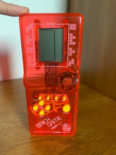 Mini Game Retro Brick Game 9999 Em 1 Tetris Console Portatil Antigo - Produto Novo