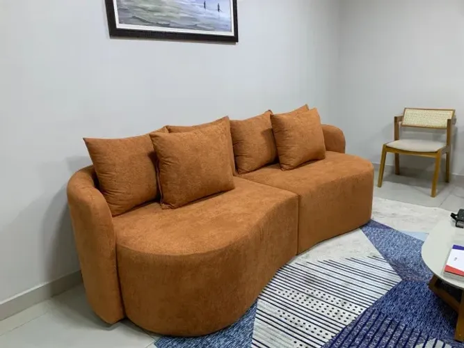 50% OFF, promoção! Sofá Living Orgânico 246cm de largura