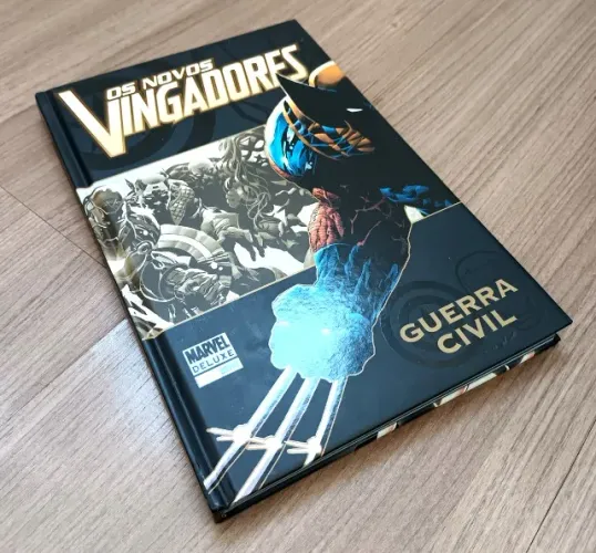  Marvel Deluxe Os Novos Vingadores Guerra Civil Editora Panini