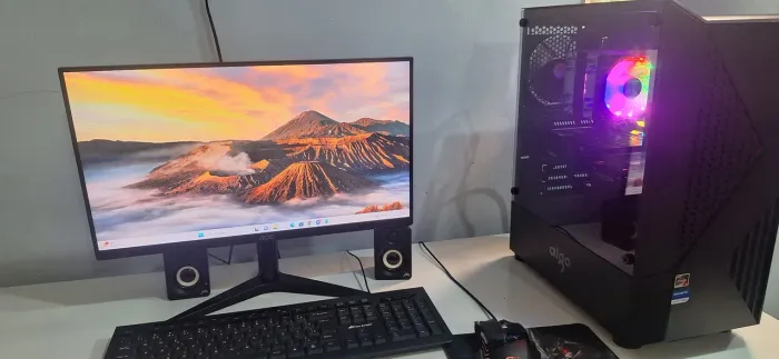 Pc Completo Ryzen 5 + RX 6600 + 16GB + 1,5TB SSD + Monitor