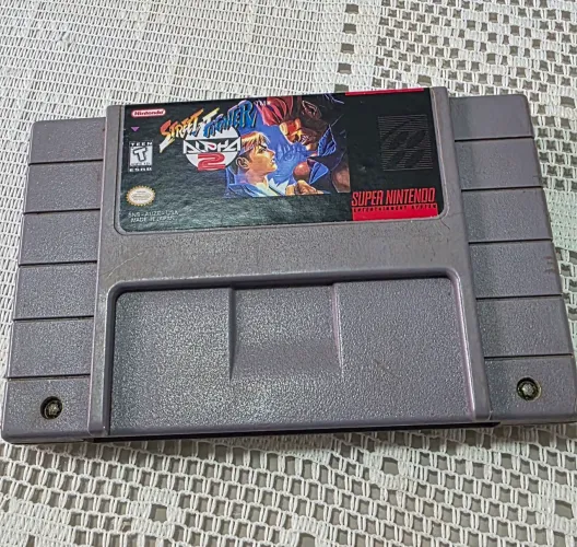 Street Fighter alpha 2 super nintendo original 