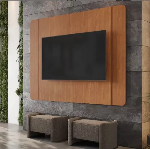 Painel Slim Curve Naturale para TV