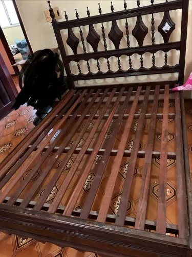 Cama casal madeira