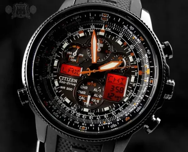 Citizen Promaster Navihawk A-T - maleta e garantia internacional de 3 anos